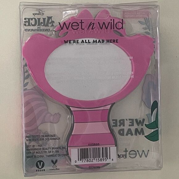 Wet n Wild Alice in Wonderland We're All Mad Here Hand Mirror - Picture 2 of 6